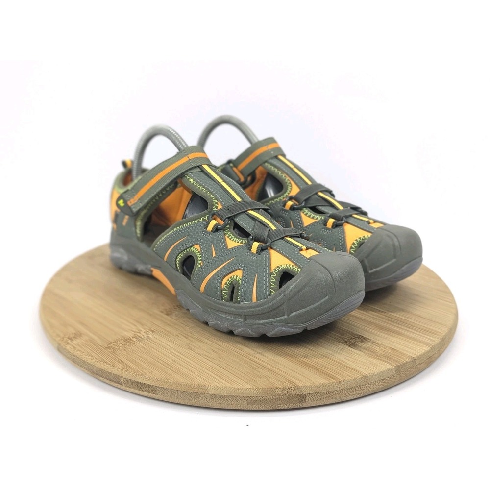 Merrell Hydro‎ Sandals Shoe Mens 6 W Water Sneakers Gray Orange Outdoor Camp